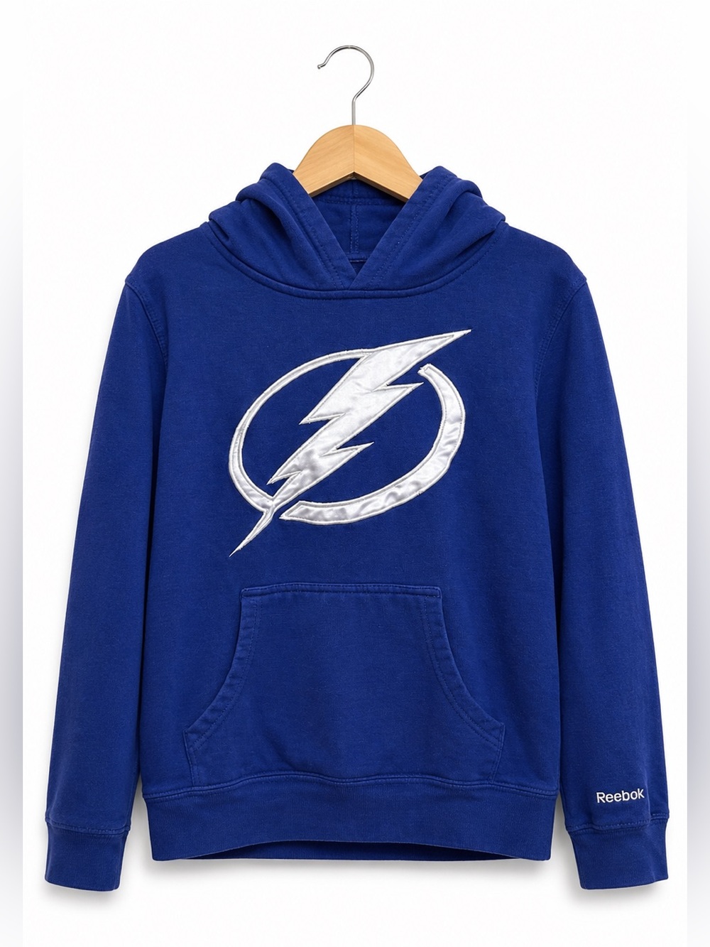 Reebok Kids Tampa Bay Lightning‎ NHL Blue Hoodie Face Off Collection M 10/12